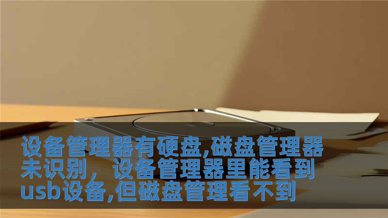 設備管理器有硬盤,磁盤管理器未識別，設備管理器里能看到usb設備,但磁盤管理看不到