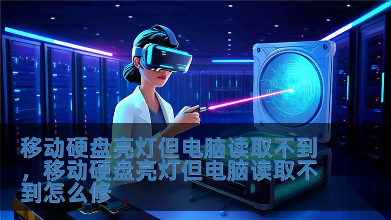 移動硬盤亮燈但電腦讀取不到，移動硬盤亮燈但電腦讀取不到怎么修