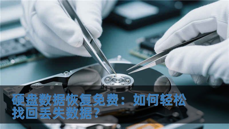 硬盤數據恢復免費：如何輕松找回丟失數據？