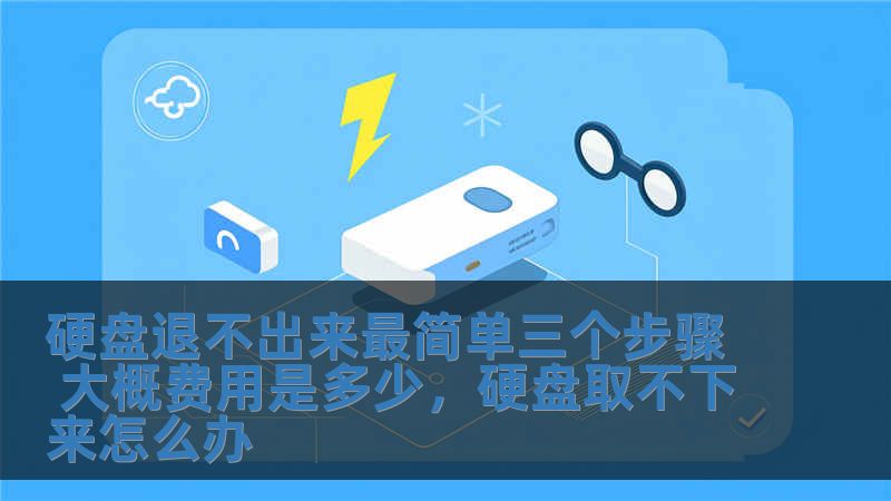 硬盤退不出來最簡單三個步驟 大概費用是多少，硬盤取不下來怎么辦