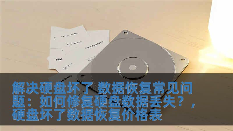 解決硬盤壞了 數據恢復常見問題：如何修復硬盤數據丟失？，硬盤壞了數據恢復價格表